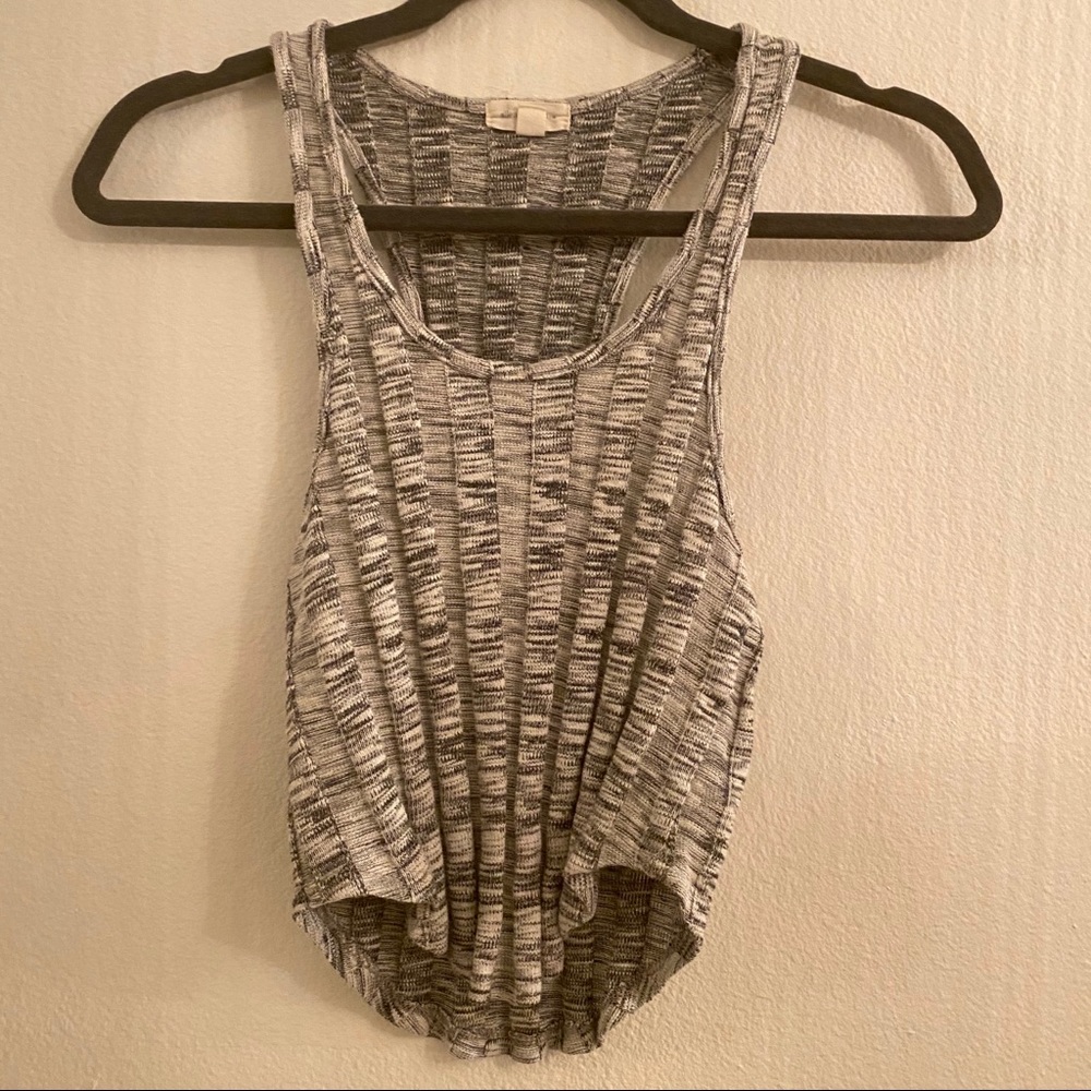 SILENCE + NOISE RACERBACK CROP TOP